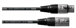 Cordial CFM 0,5 FM mikrofon kábel 1 XLR female 3-pin -> 1 XLR male 3-pin